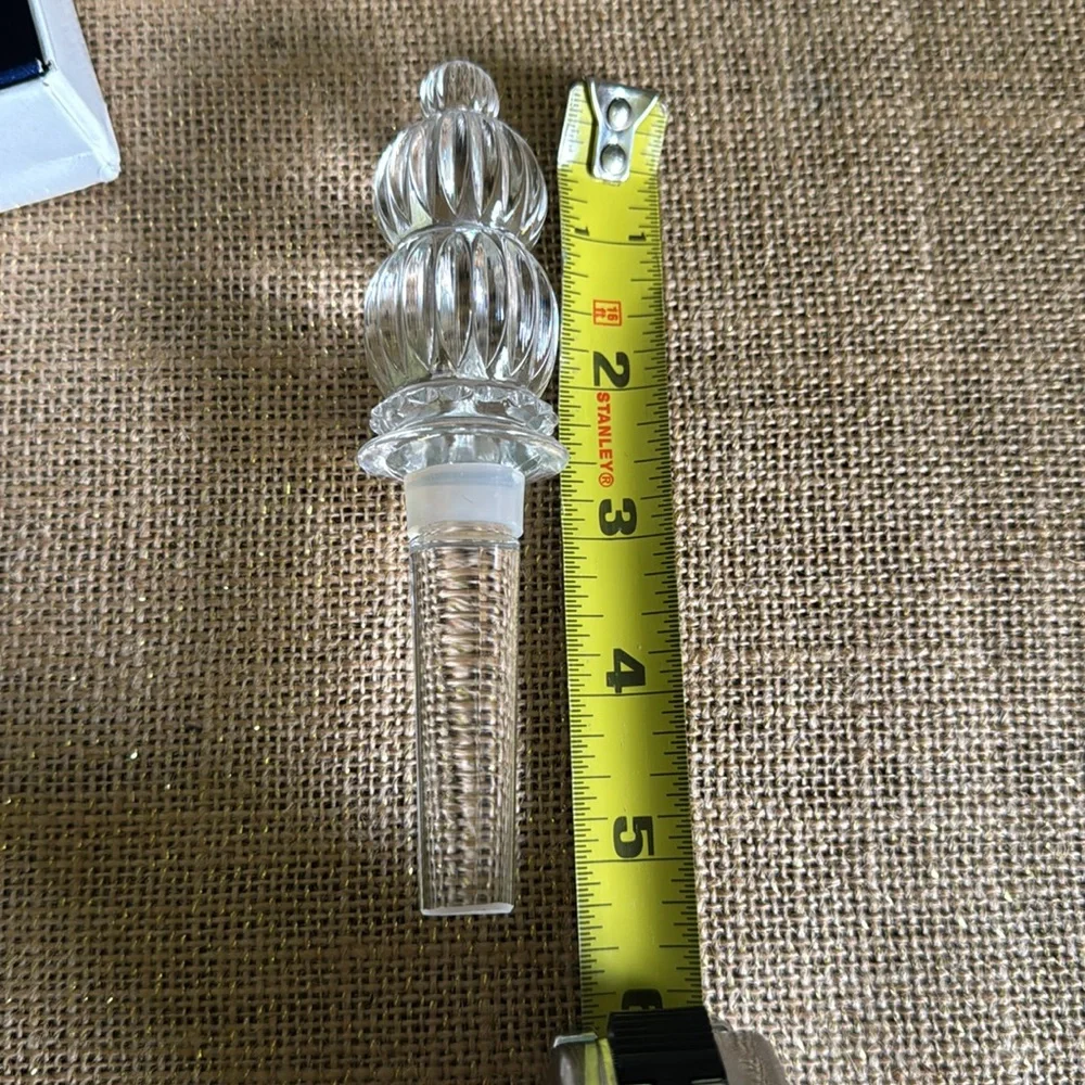 Mikasa Monterey Bottle Stopper Crystal Austria In Original Box